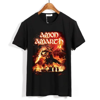 Amon Amarth Рок Брендовая рубашка 3D warrior фитнес Панк Хардрок Хэви Викинг Метал 100% Хлопок винтажная camiseta ropa