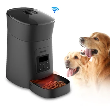 Новейший ЖК-экран Без прилипания пищи, Автоматический Дозатор корма для кошек и собак, Умная Кормушка для домашних животных
